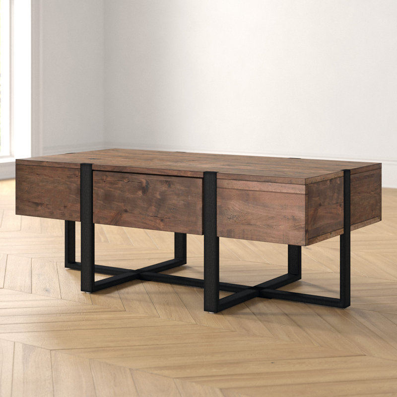 Foundstone Langdon Cross Legs Coffee Table & Reviews Wayfair